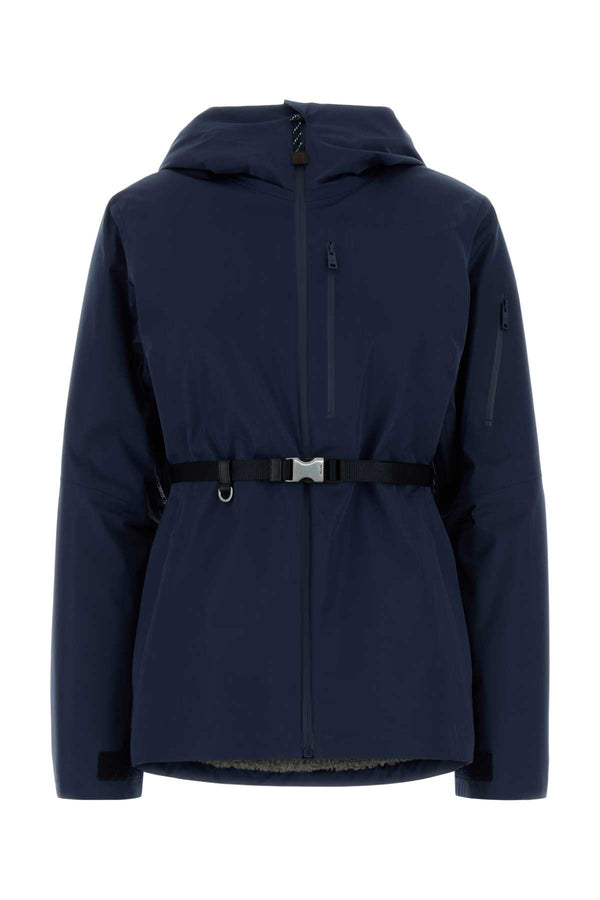 Prada Exterior: 65% Recycled polyester down jacket in navy