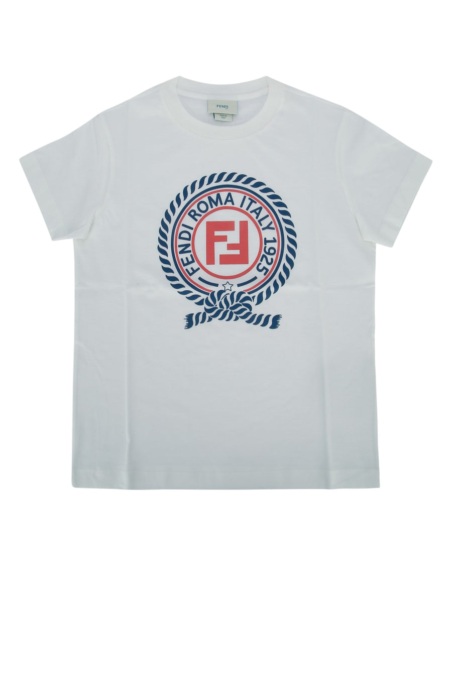 Fendi Kids Jersey 100% cotton t-shirt in white