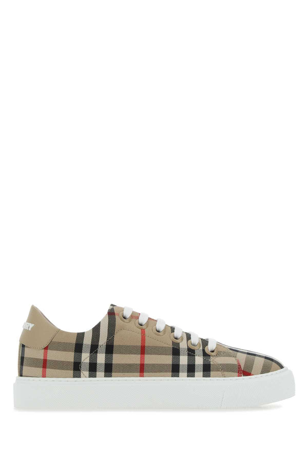 Burberry Exterior: 100% Cotton sneaker in beige