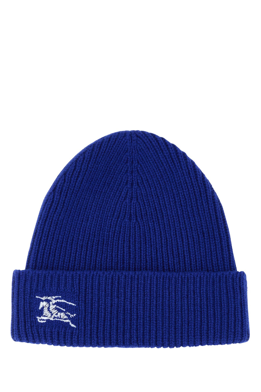 Burberry 8078810 Ribbed knit beanie in blue