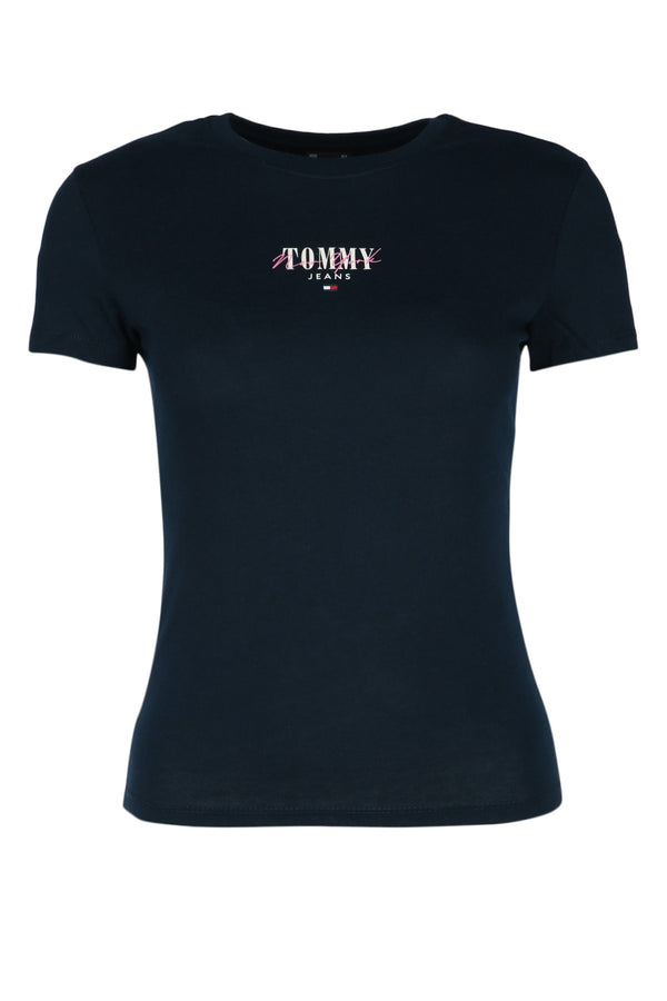 Tommy Hilfiger Jeans Transitional cotton in-conversion (60%) t-shirt in navy