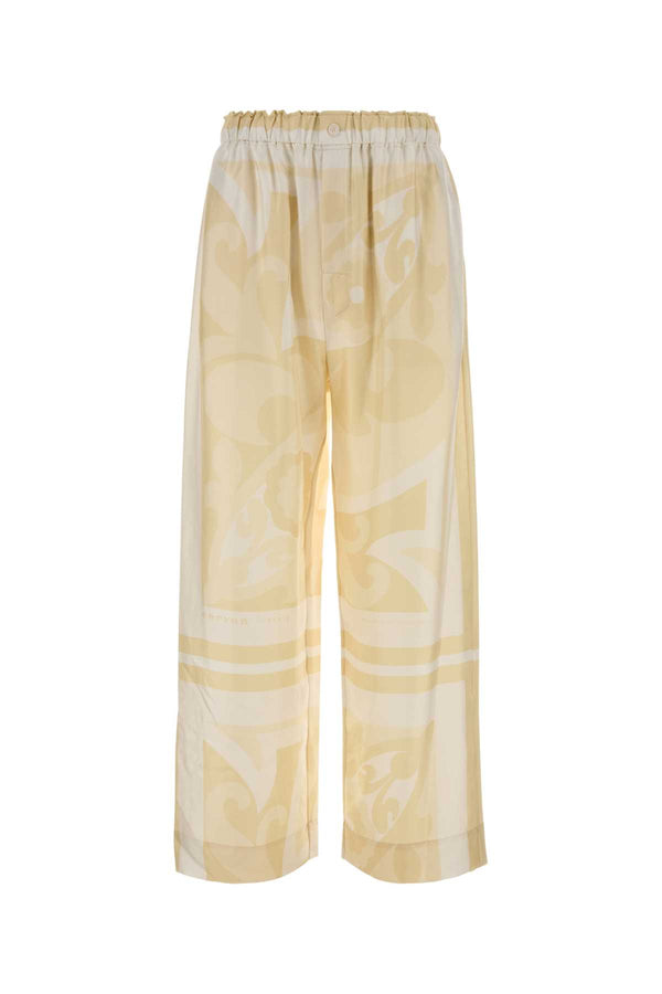 Carven 100% Silk skirt in beige
