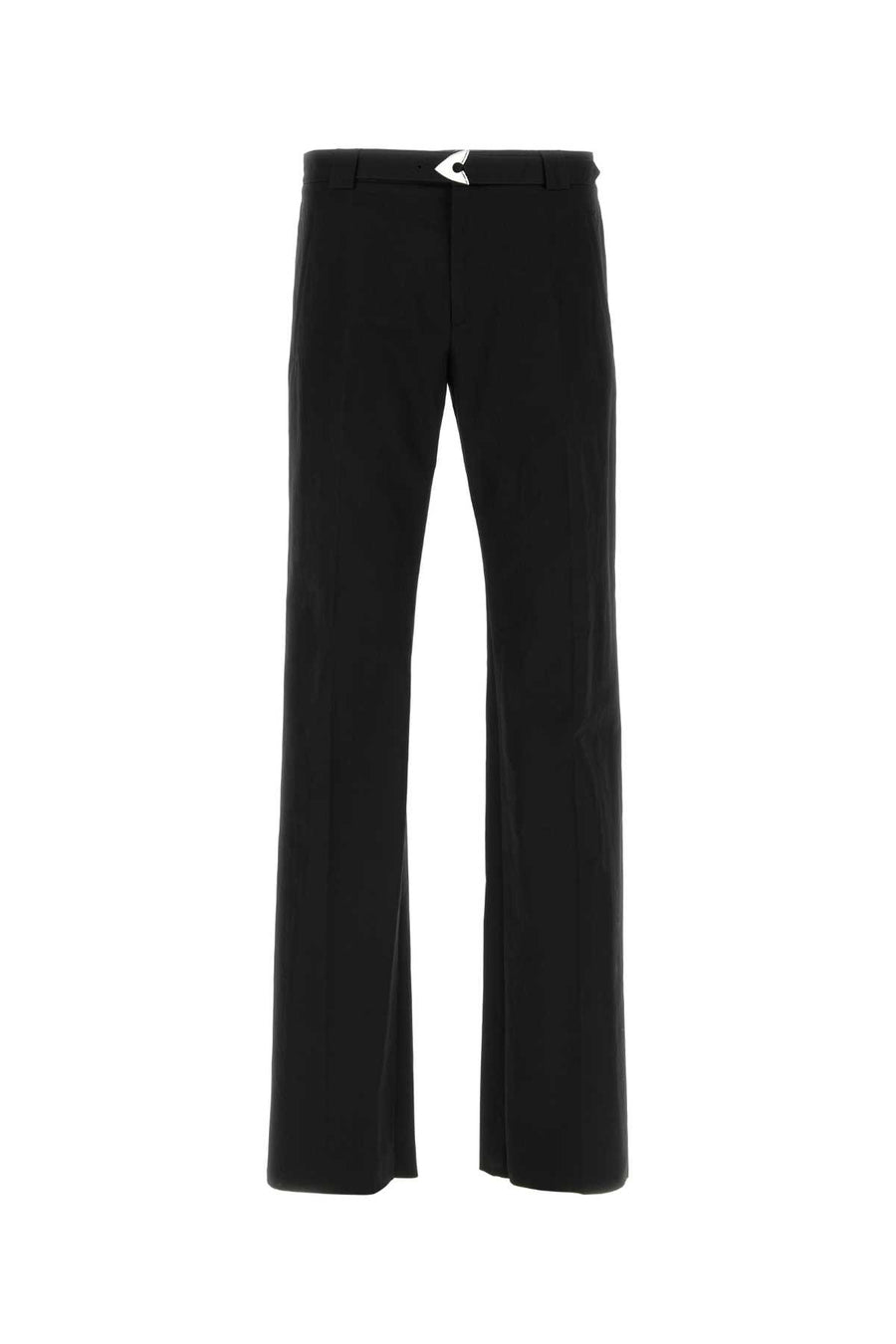 Alexander McQueen 75% Cotton trousers in black