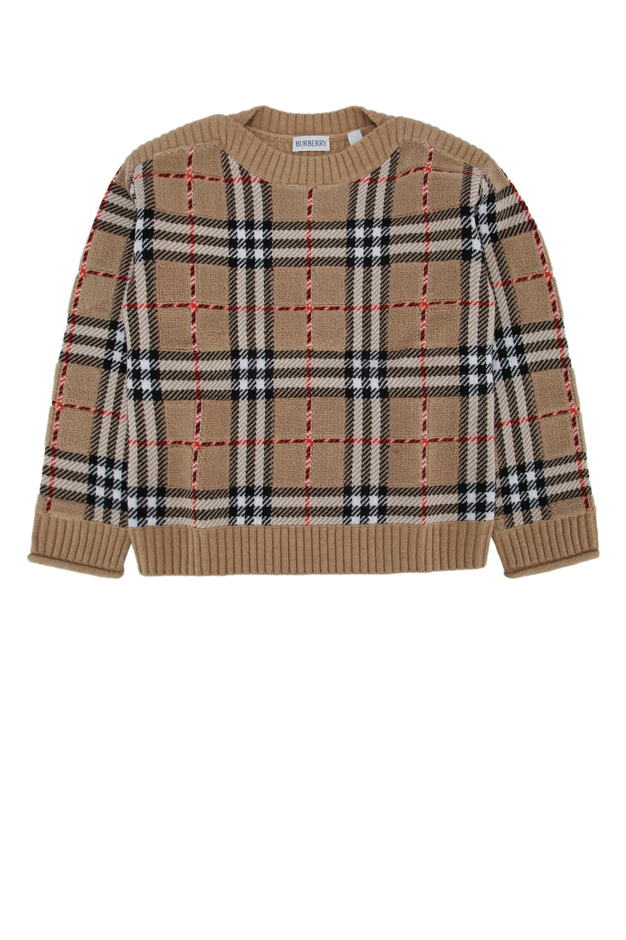 Burberry Jr Patrick 100% Wool sweater in beige