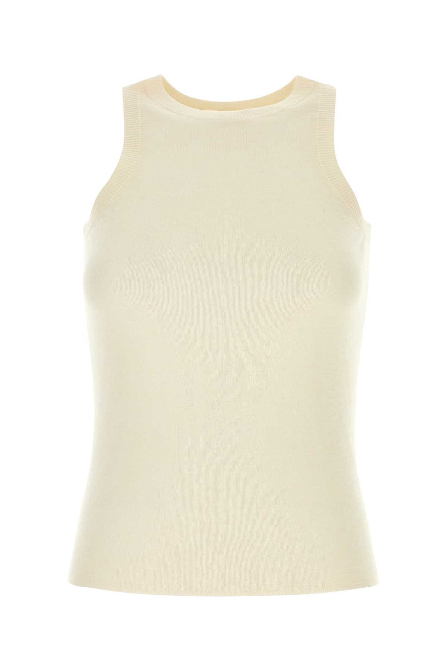 Italist Tank 100% Cashmere tank top in ivory