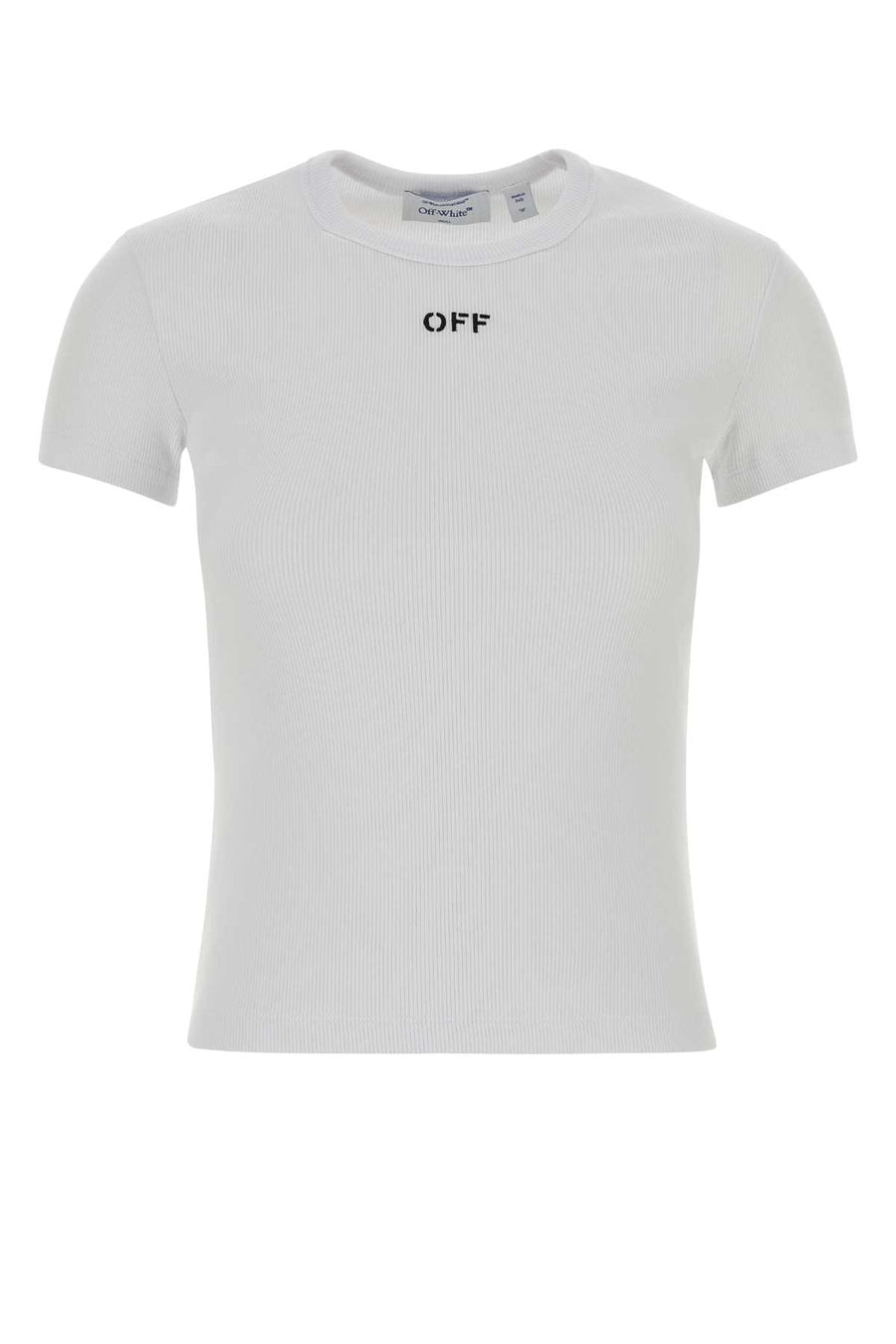 Off-White Stamp 98% Cotton t-shirt in white