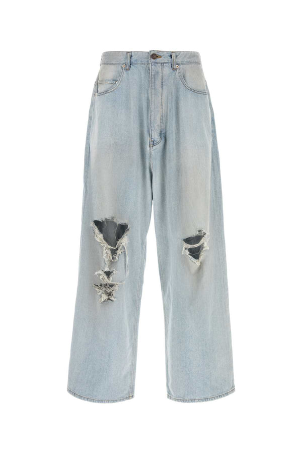Balenciaga Pants 100% Cotton jeans in blue