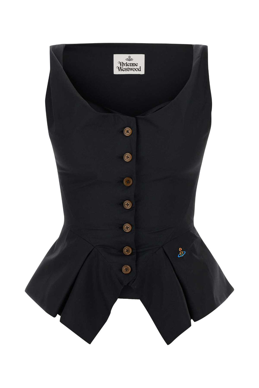 Vivienne Westwood Vest Exterior: 100% Cotton vest in black