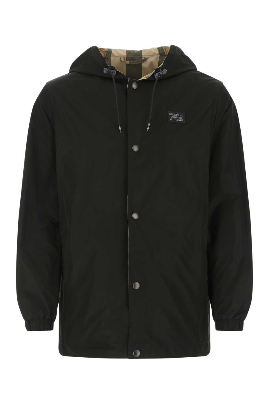 Burberry 100% Polyester raincoat in black