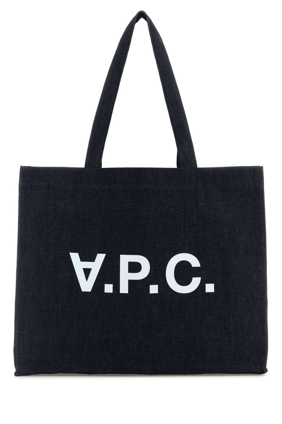 A.P.C. Daniela 100% cotton tote bag in indigo