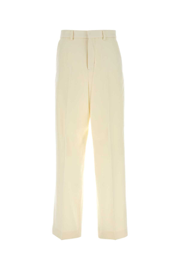 AMI Paris 100% Virgin wool trouser in ivory