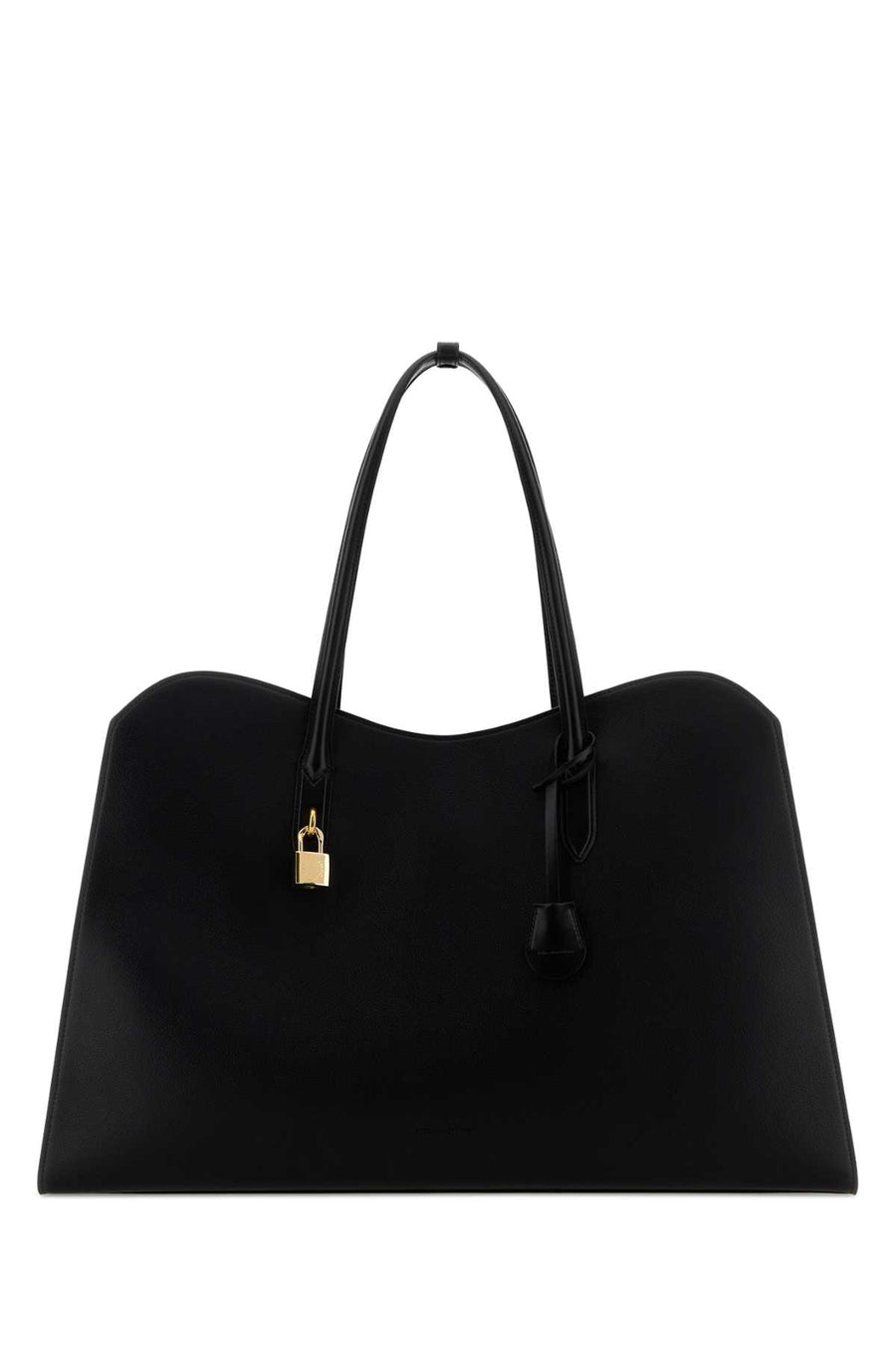 Stella McCartney Ryder Exterior: 100% Fabric; Lining: 100% Fabric; Finishing: Golden metal tote bag in black