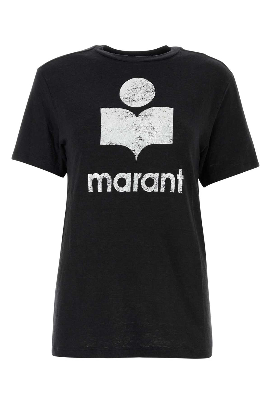 Isabel Marant Etoile 100% linen t-shirt in black