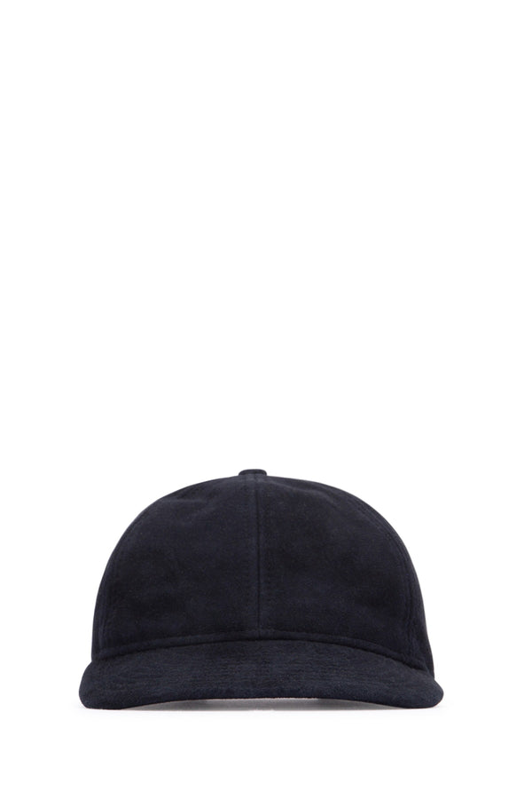 New Era Cap Suede 100% Leather baseball cap in navy