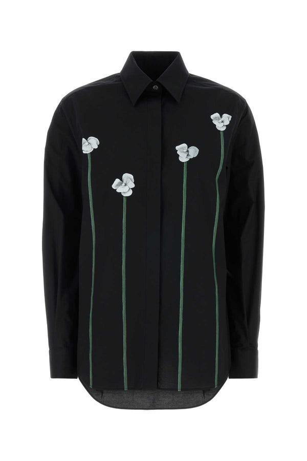 Moschino 95% Cotton shirt in black