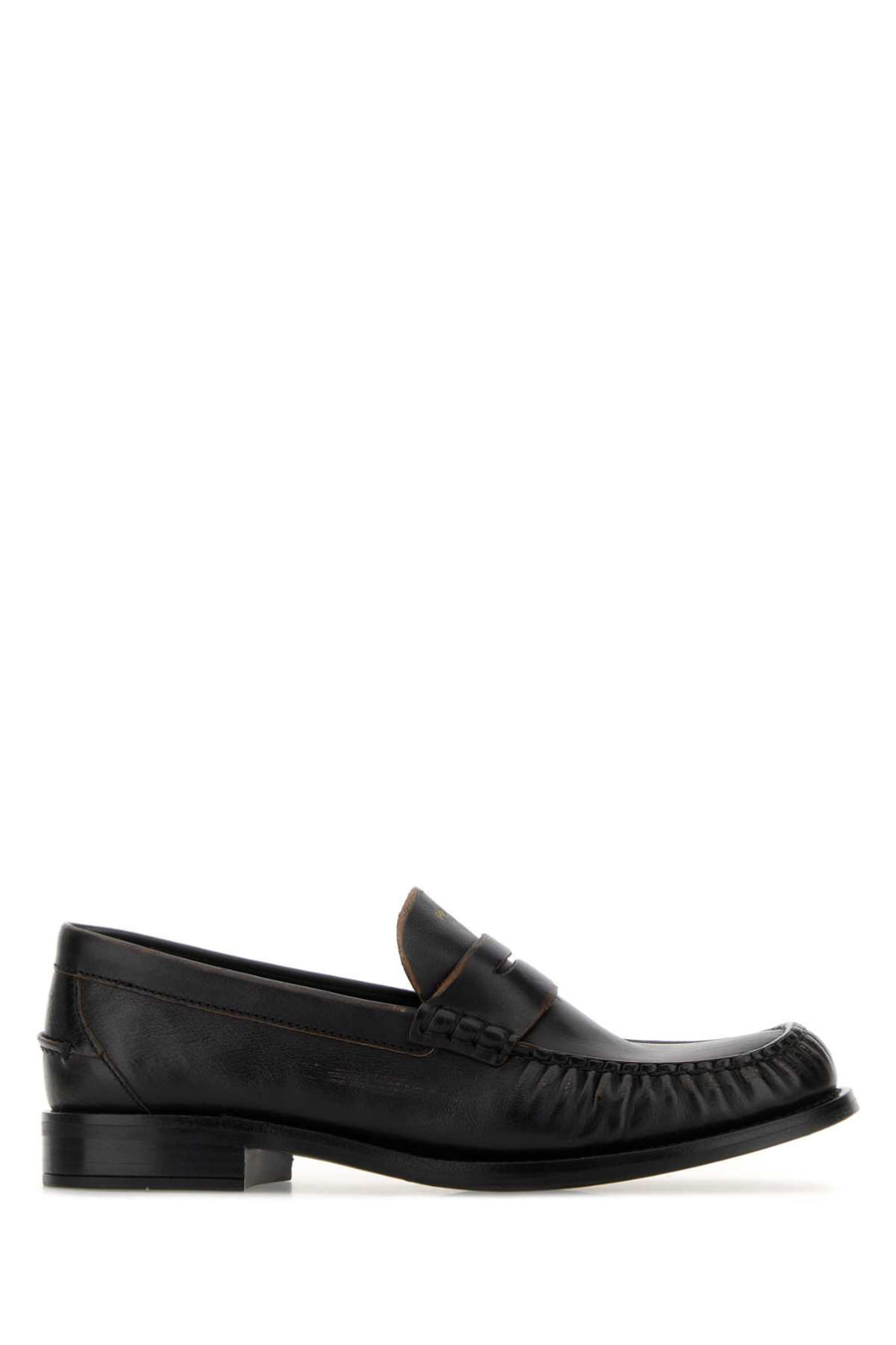 Prada Exterior: 100% Calf loafer in black