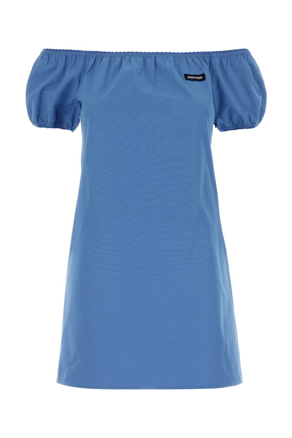 Miu Miu 100% Cotton dress in blue