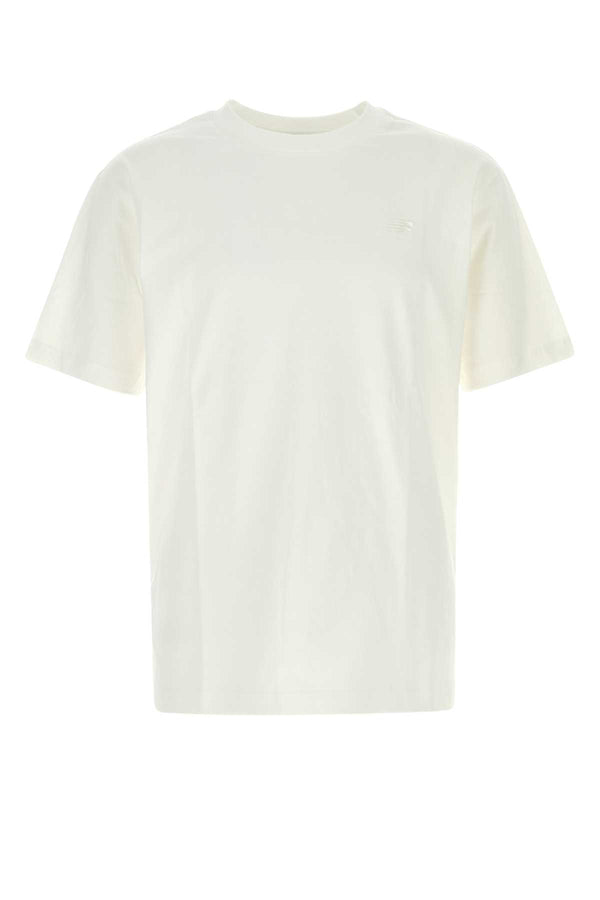 New Balance Cotton 100% Cotton t-shirt in white