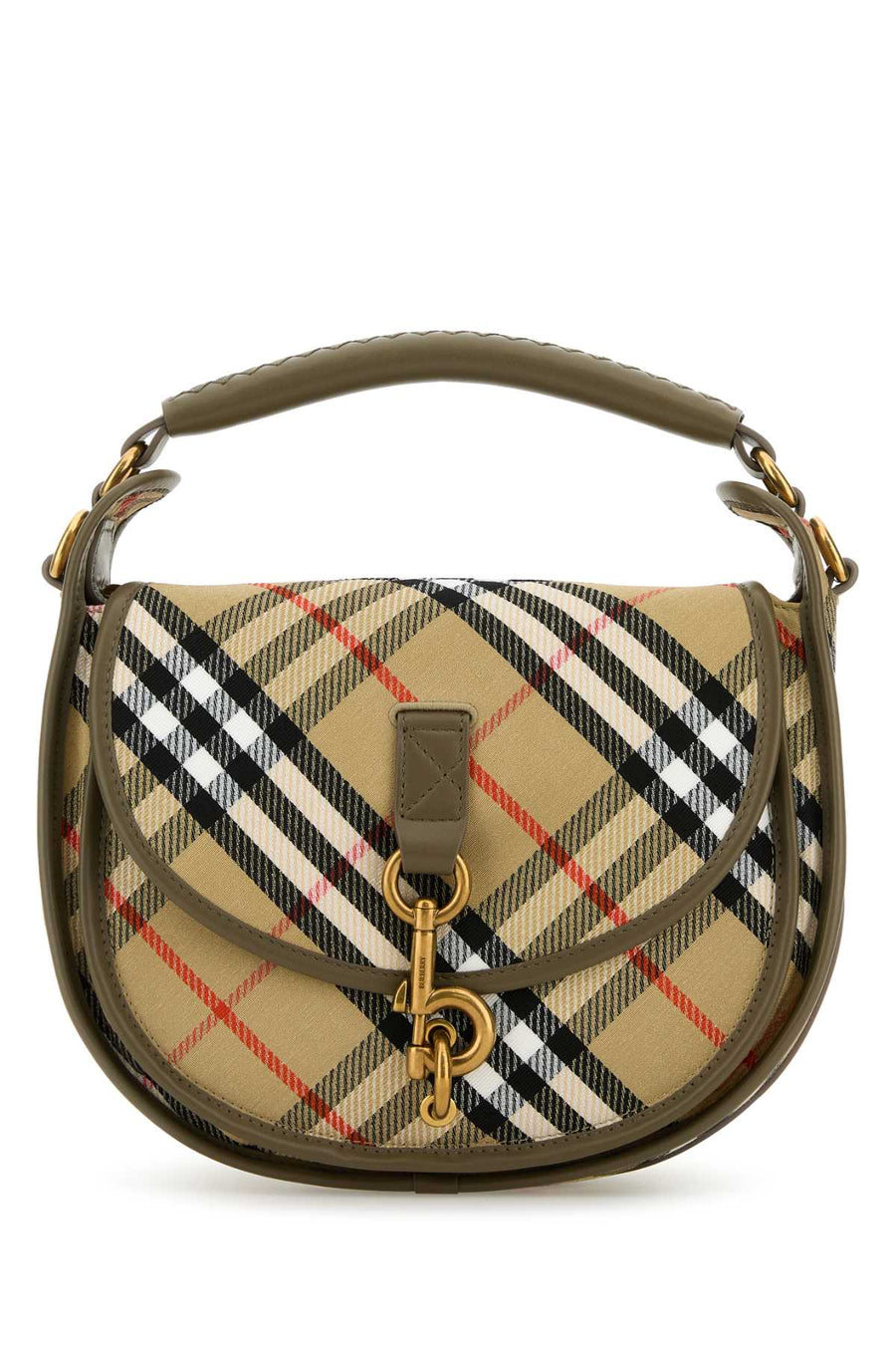 Burberry Clip Exterior: 100% Fabric shoulder bag in beige
