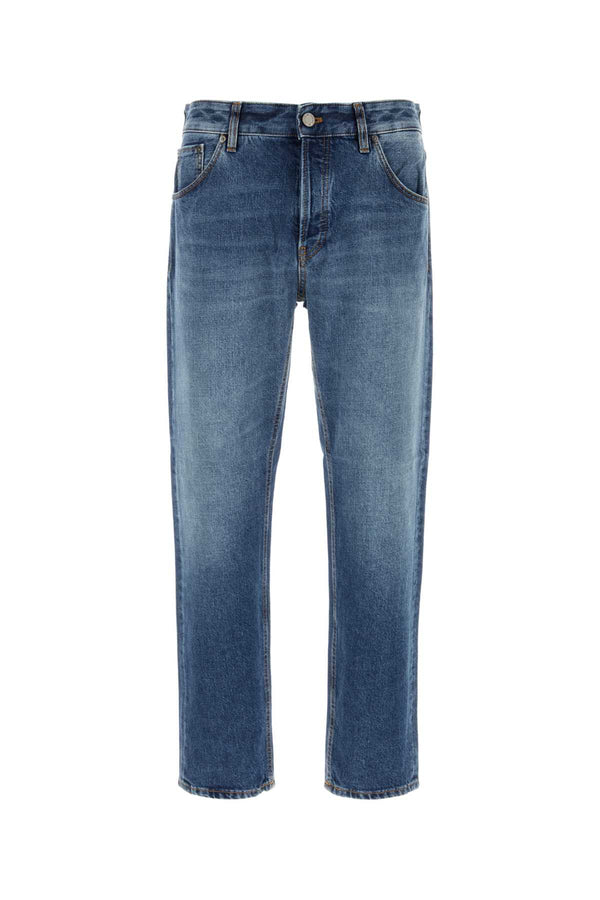 Pt Torino Tasche 100% Cotton jeans in blue