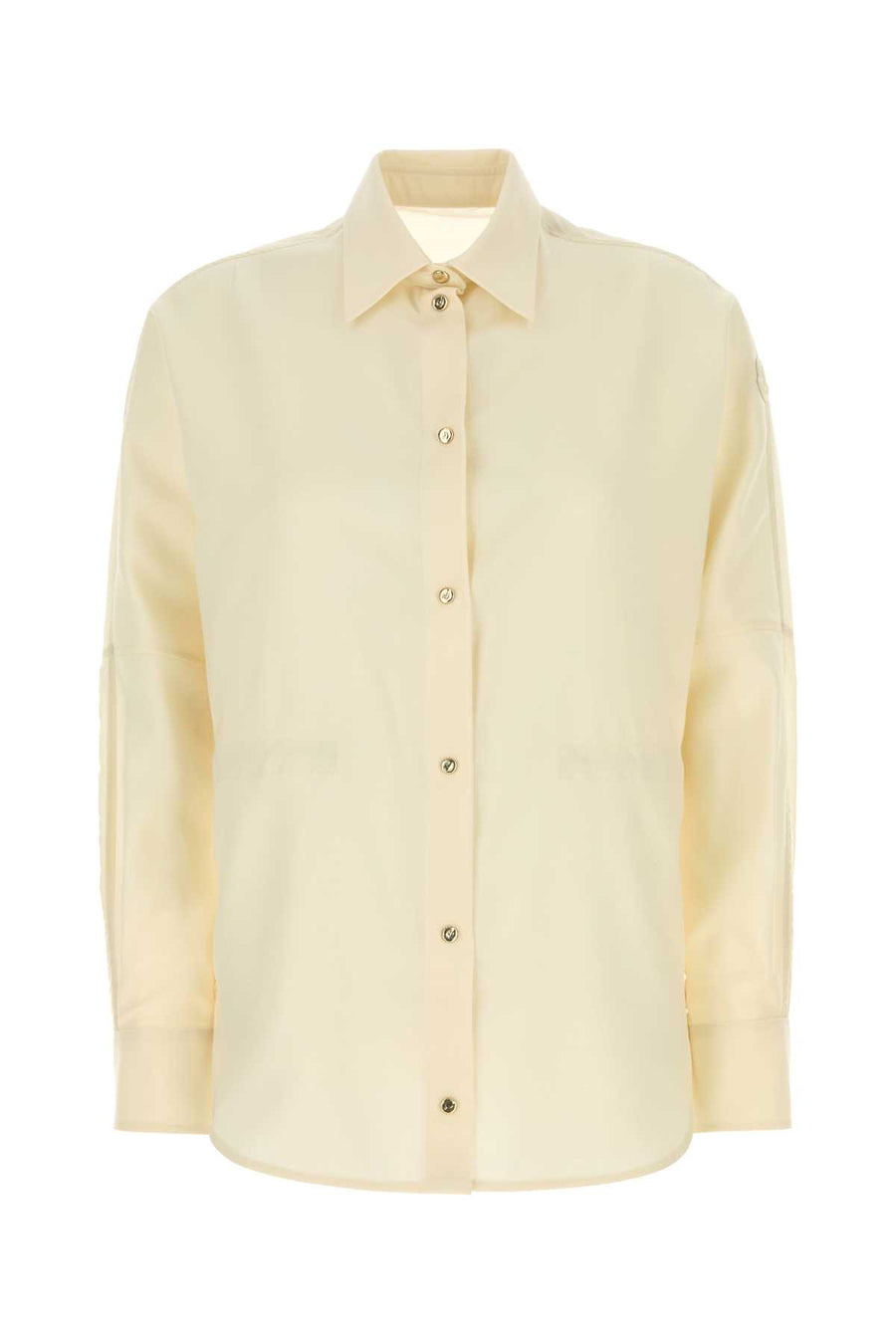 Moncler 100% Virgin wool shirt in cream