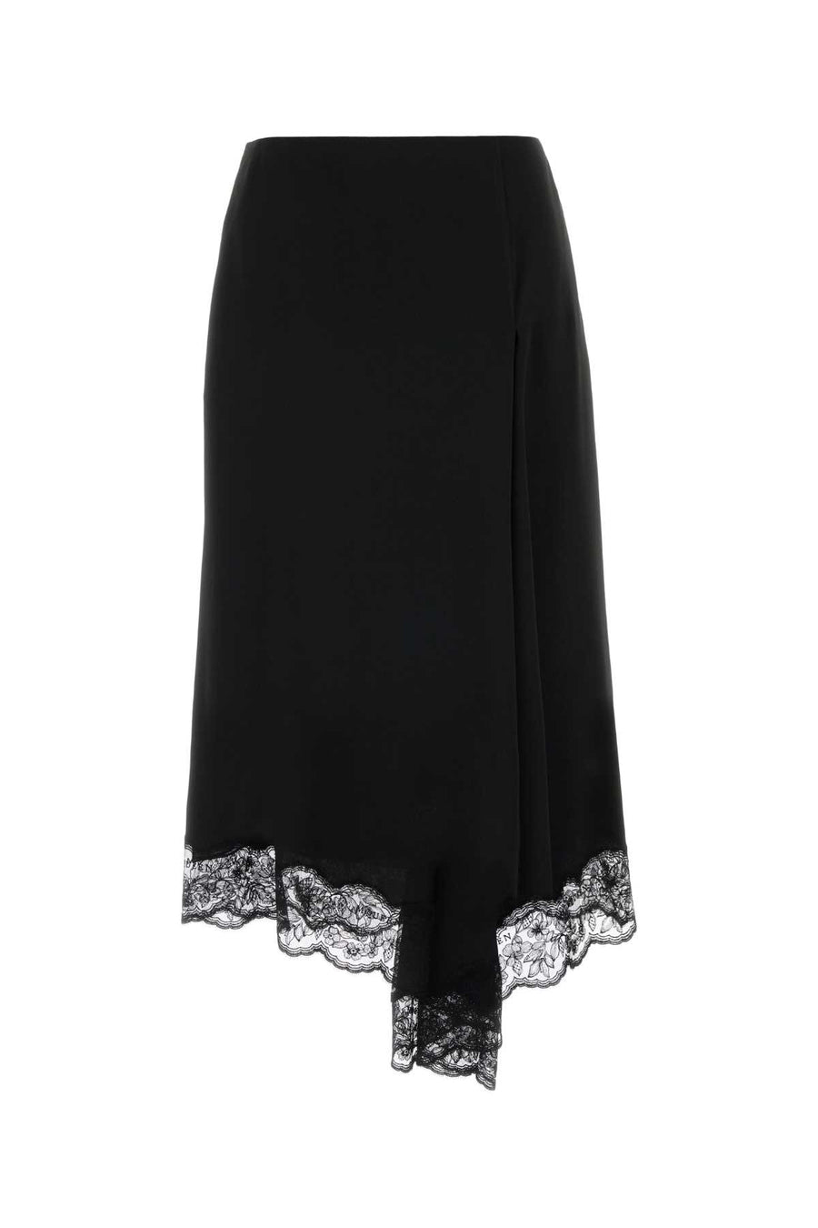 Alexander McQueen Exterior: 69% Viscose 31% Acetate; Lining: 100% Silk skirt in black