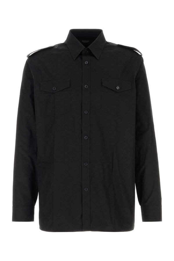 Gucci Cotton shirt in black