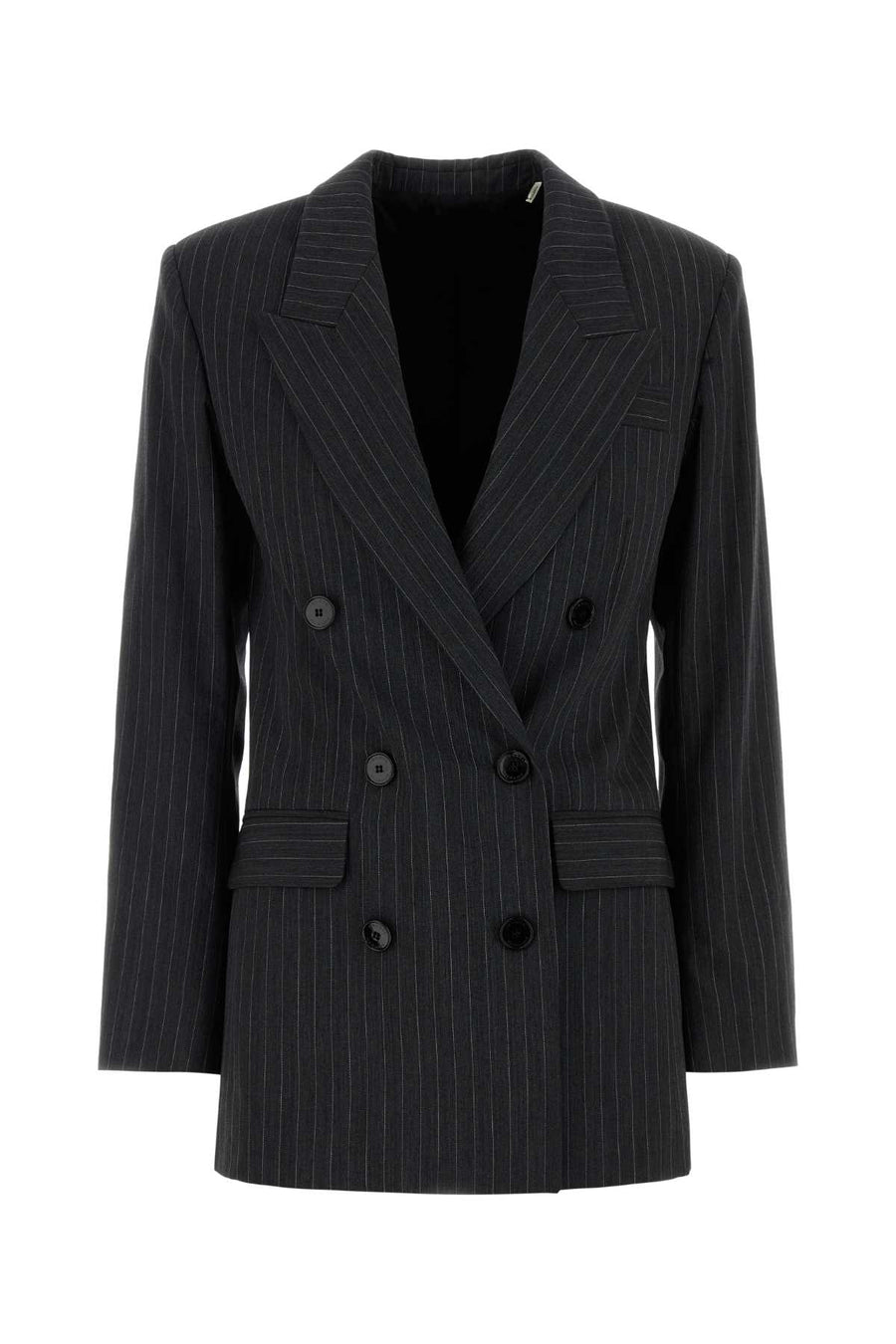 Isabel Marant 54% Virgin Wool blazer in gray