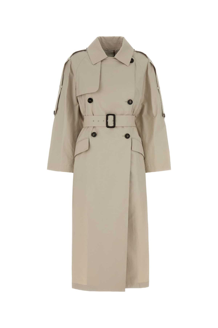 Mm The Cube 69% Cotton 31% Polyester trench coat in beige