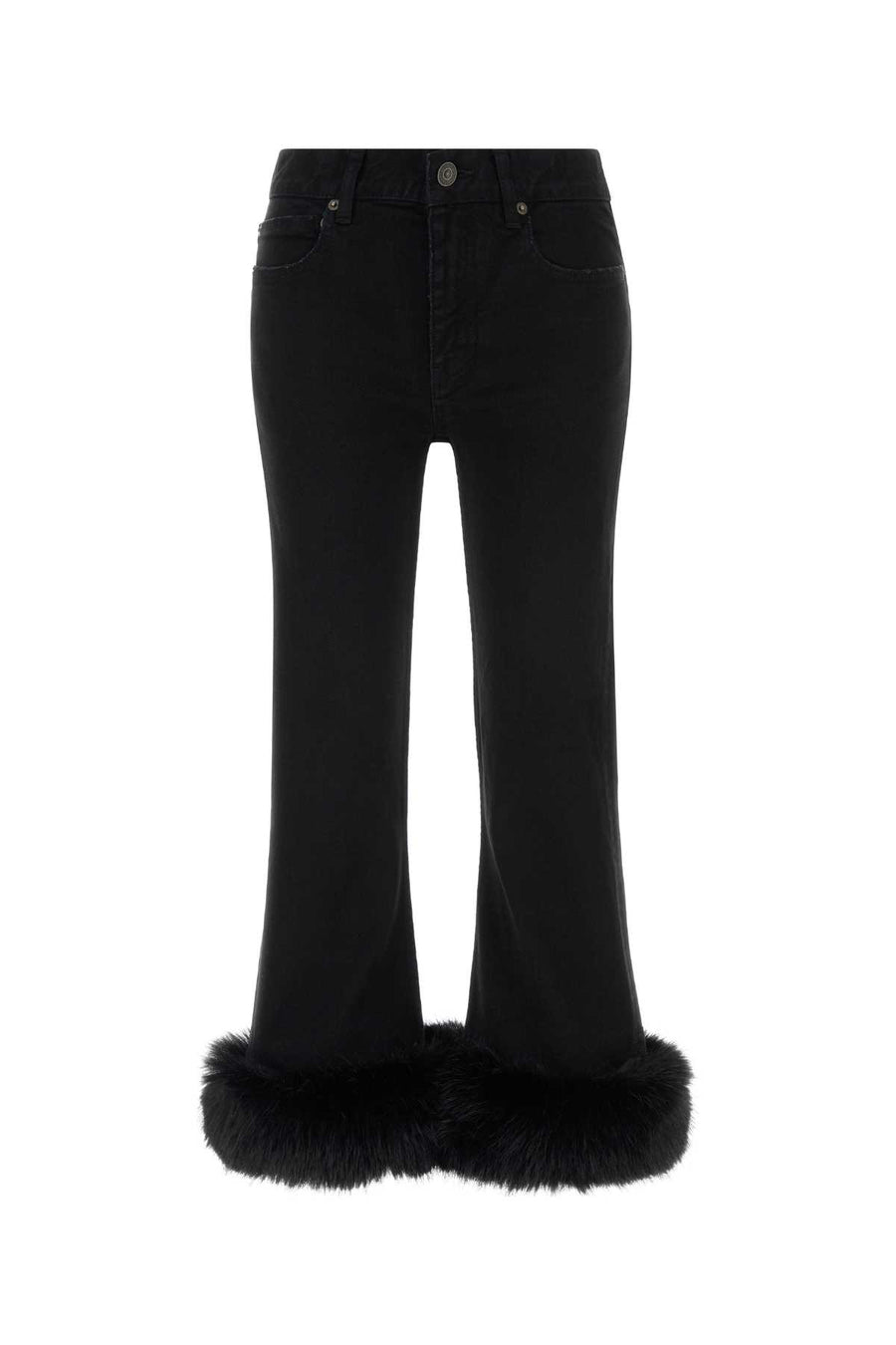 Balenciaga Capri Cotton 98% jeans in black
