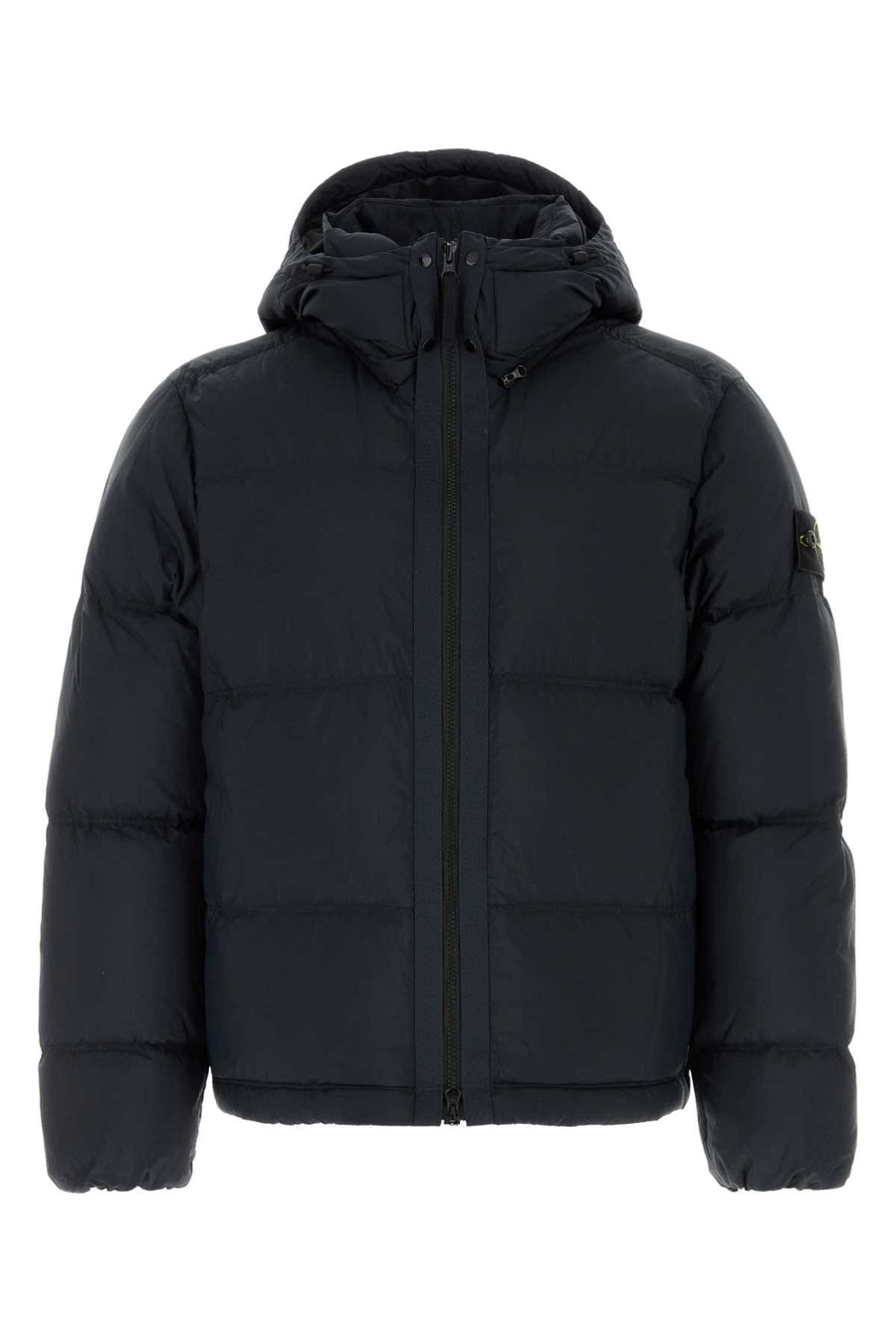 Stone Island Exterior: 100% Nylon down jacket in black
