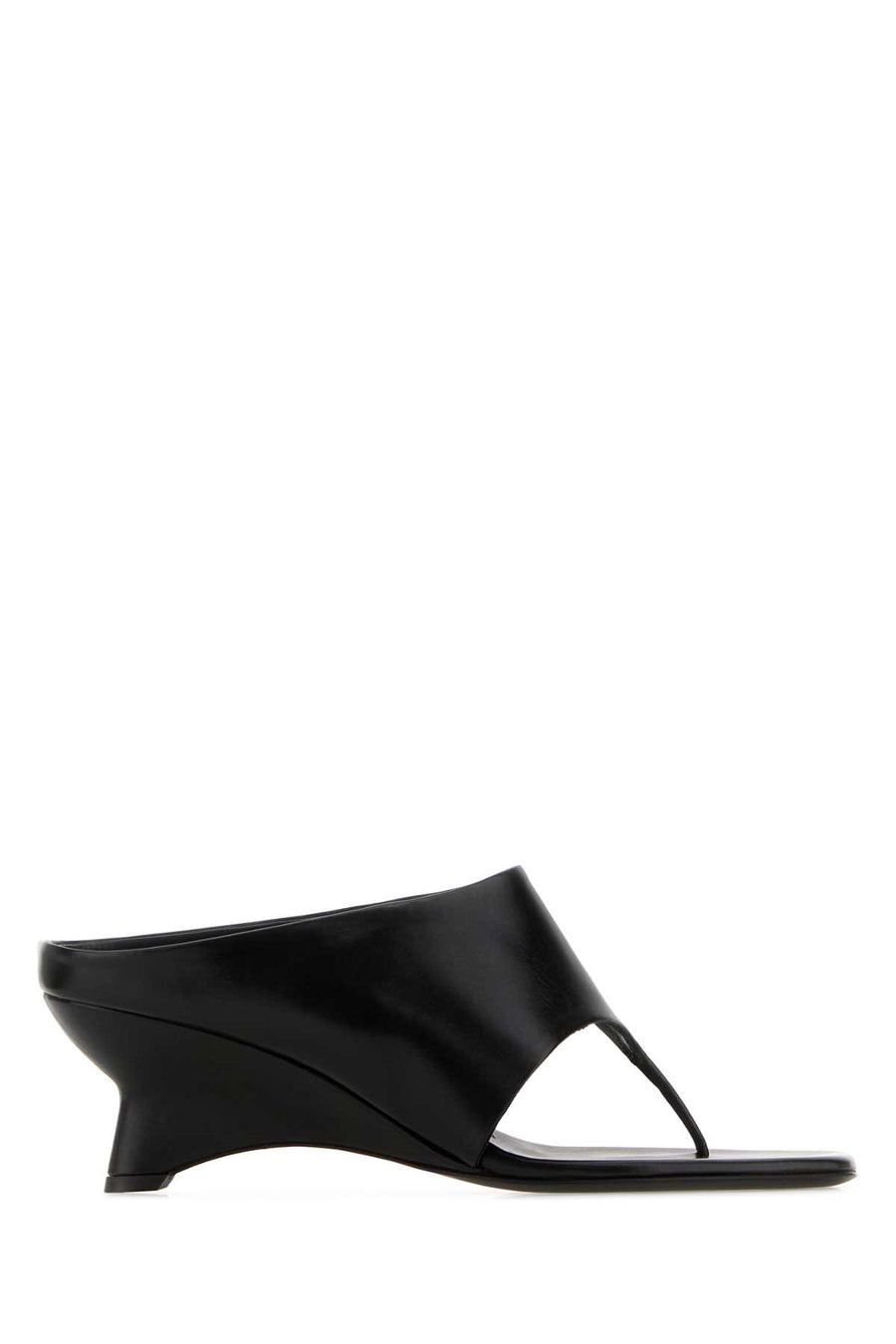 Khaite Mule Exterior: 100% Calf; Interior: 100% Leather; Sole: Leather mule in black