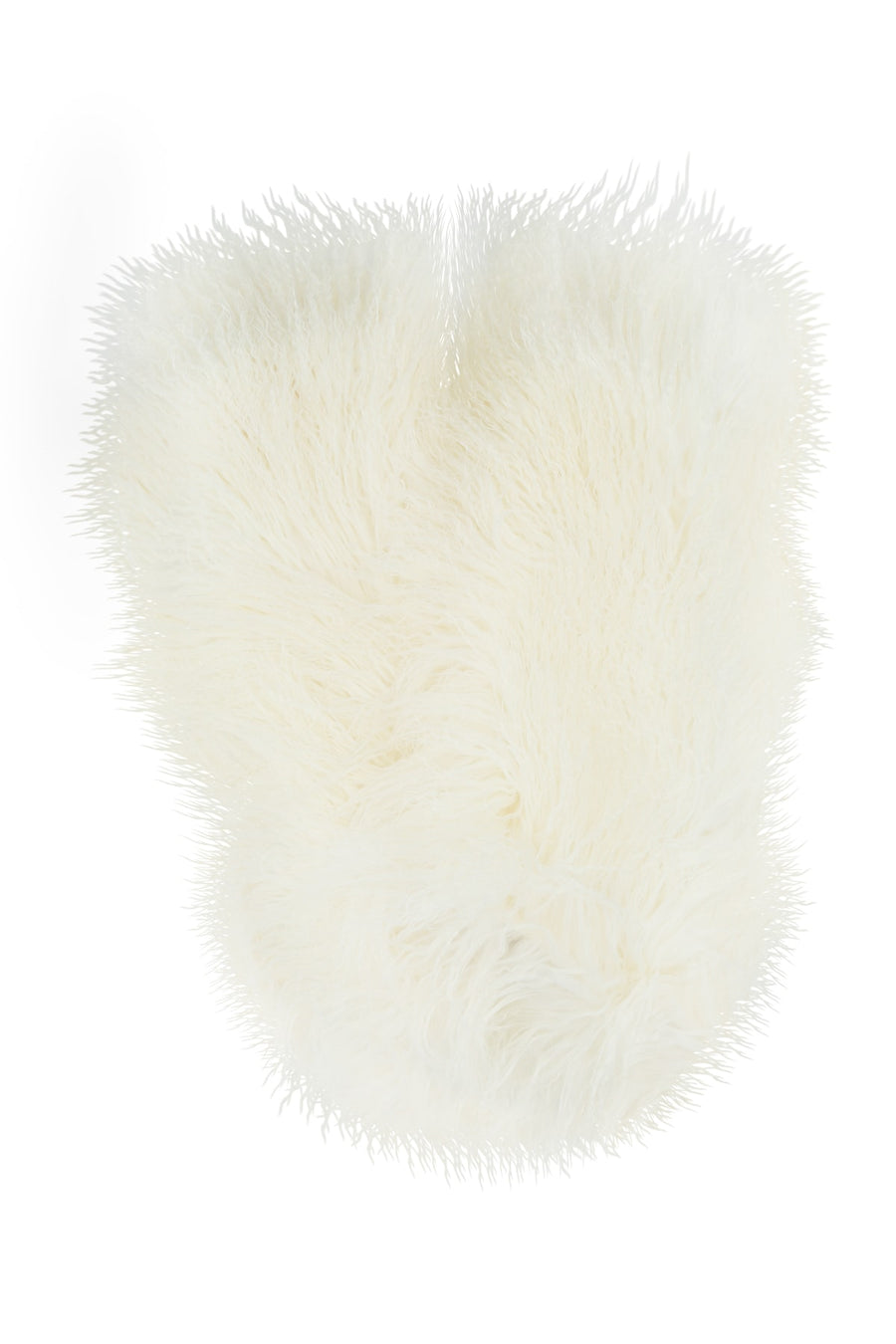 Monot Shearling shawl in white