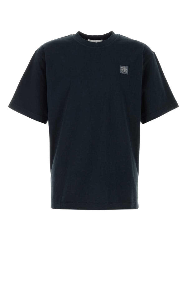 Stone Island 100% Cotton t-shirt in navy