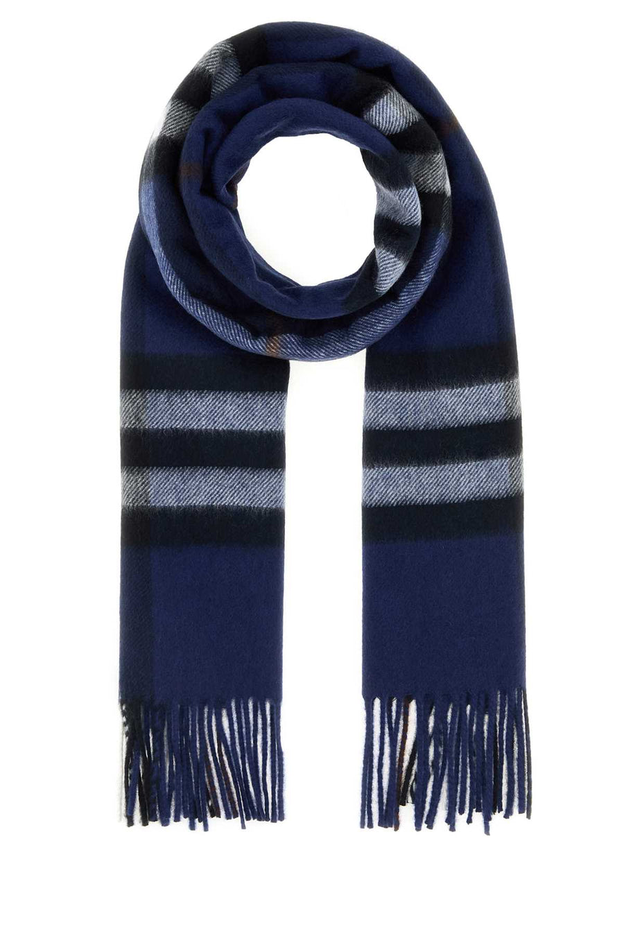 Burberry 100% Cashmere scarf in navy