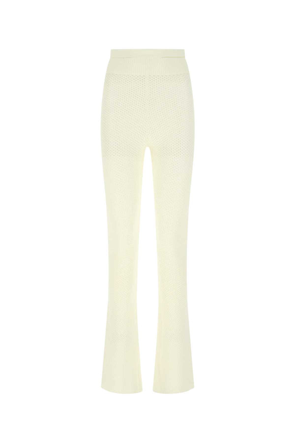 Andrea Adamo Exterior: 80% Viscose 10% Polyester 9% Nylon 1% Elastane trousers in beige