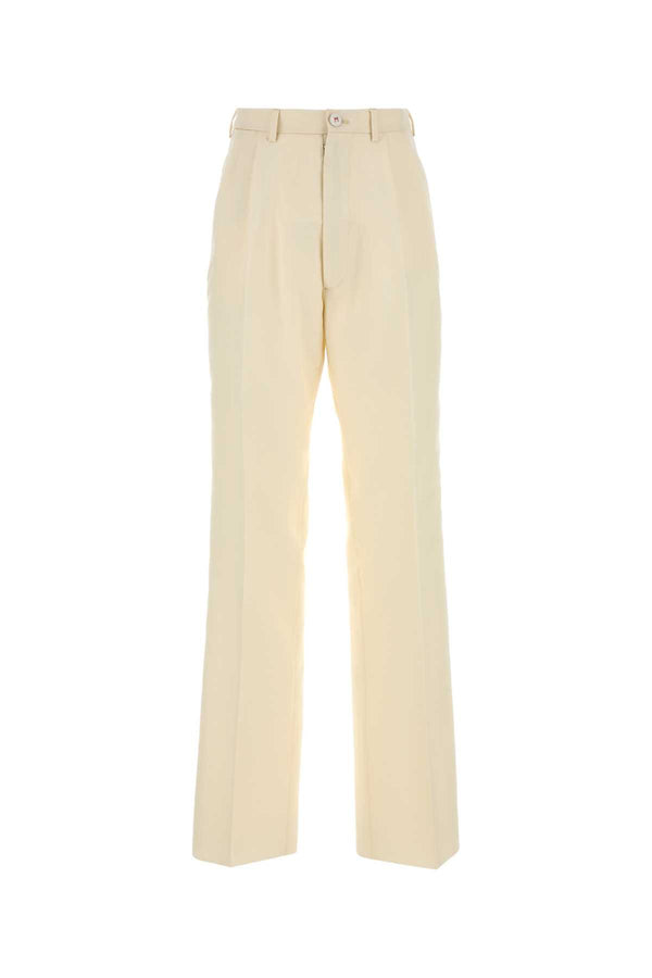 Maison Margiela 80% Mohair 20% Silk trousers in beige