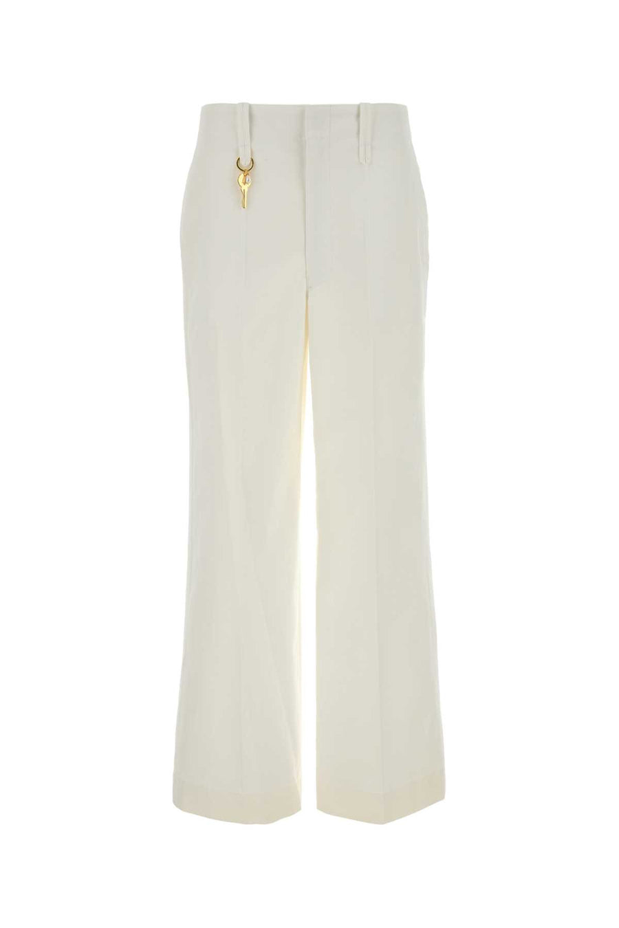 Carven 100% Cotton trousers in white