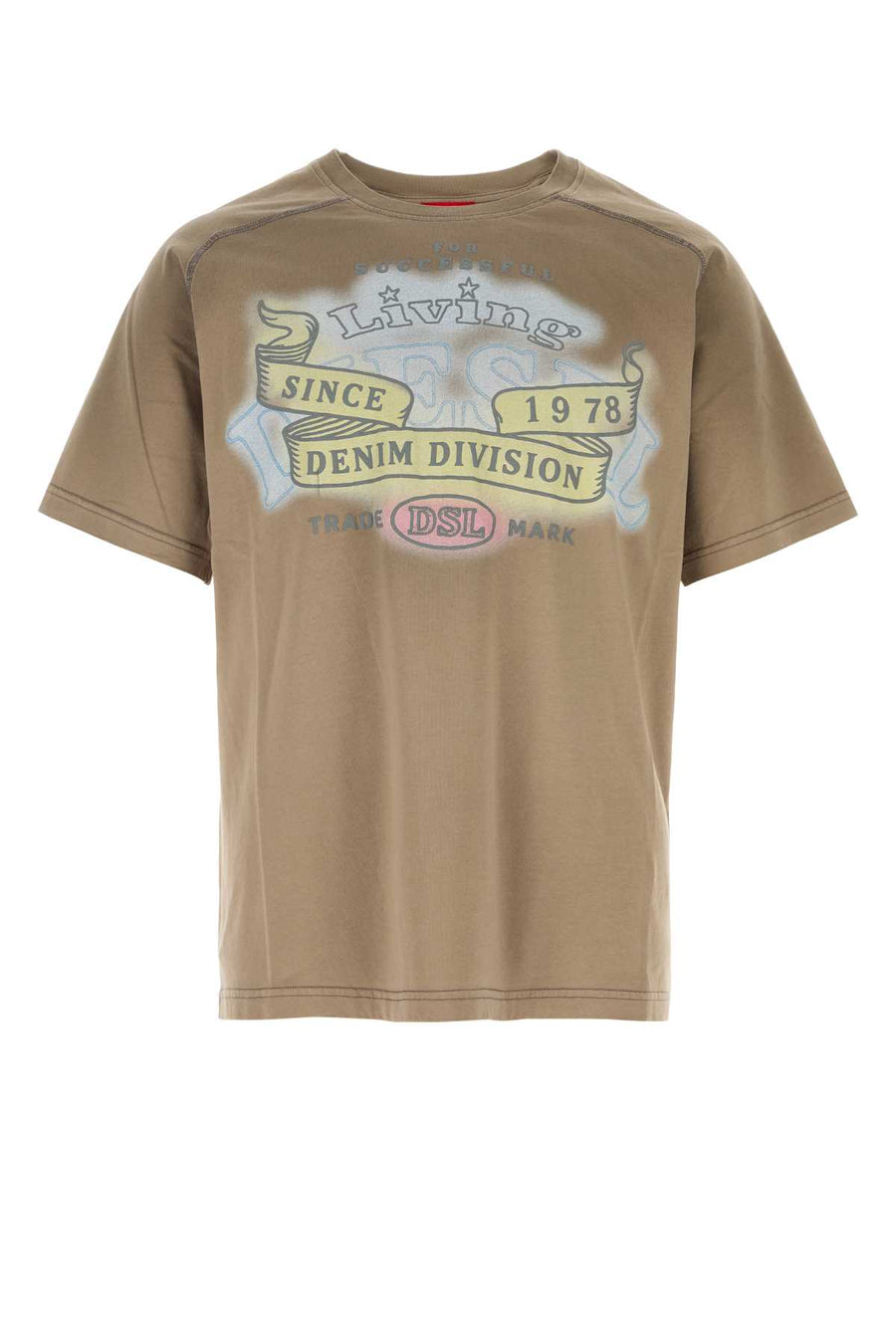 Cappuccino Cotton T-Forb T-Shirt 7fy Exterior