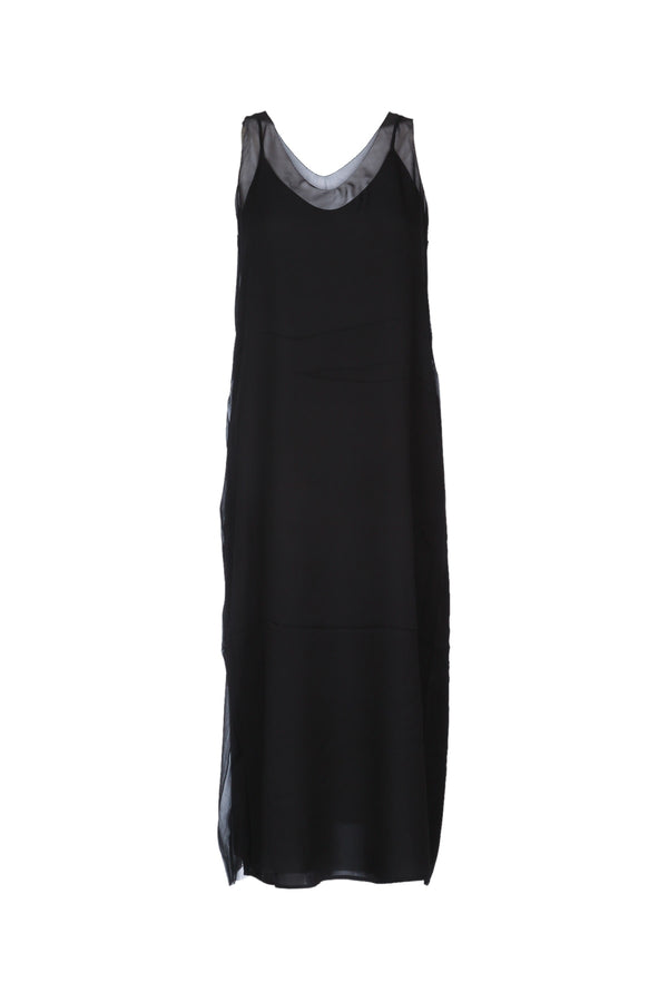 Toteme 100% Silk dress in black