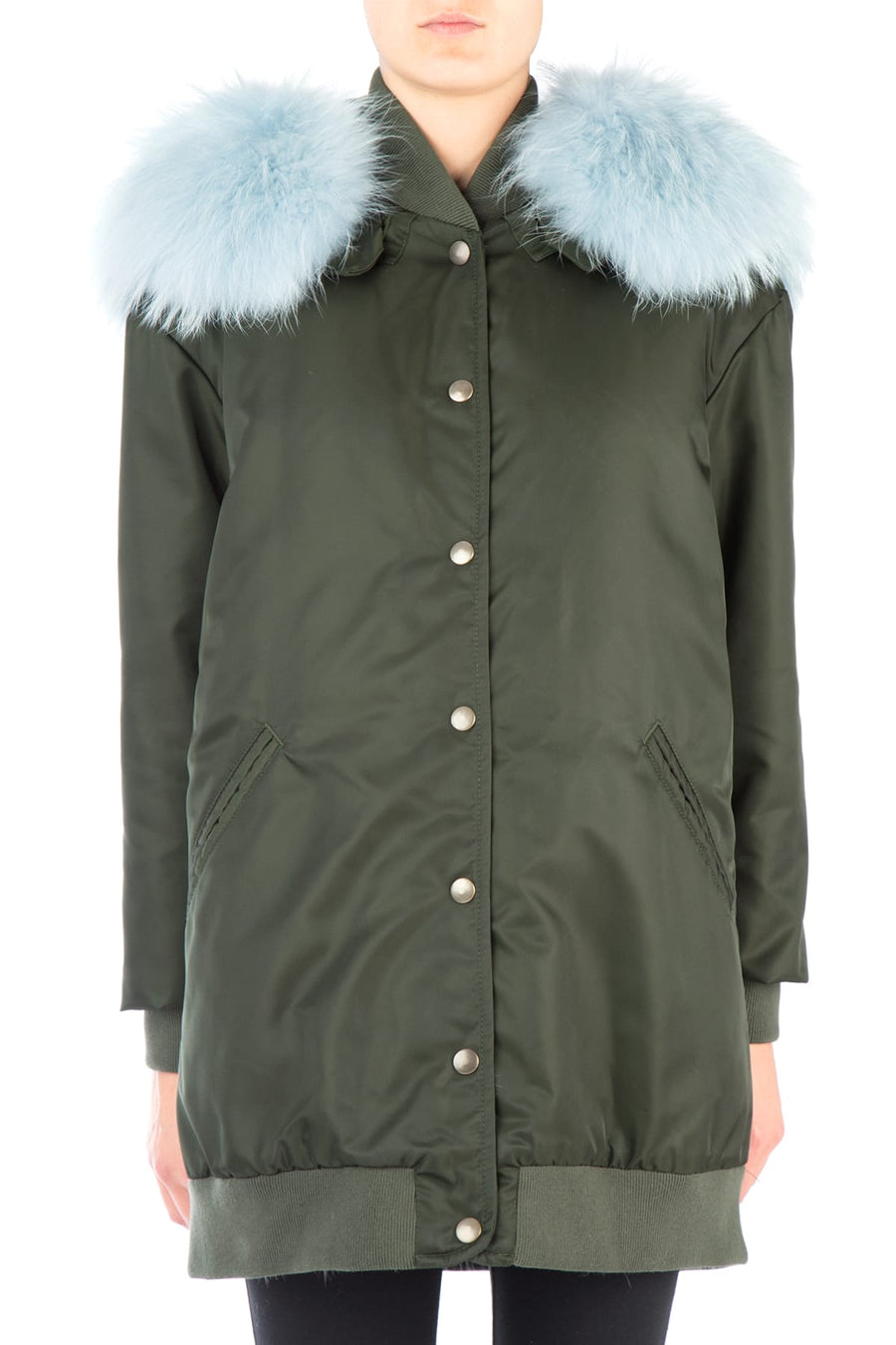 Mr&Mrs Italy Nylon down jacket in green