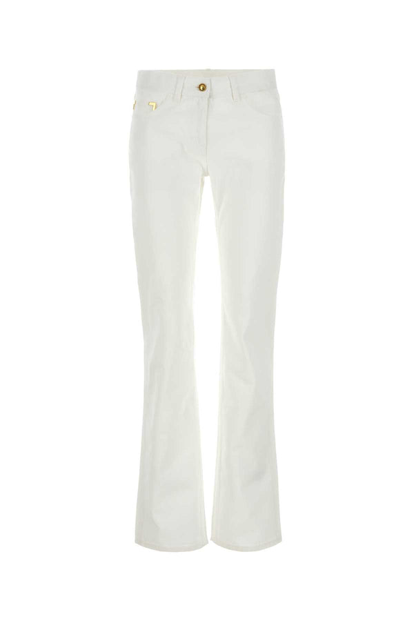 Palm Angels 100% Cotton jeans in white