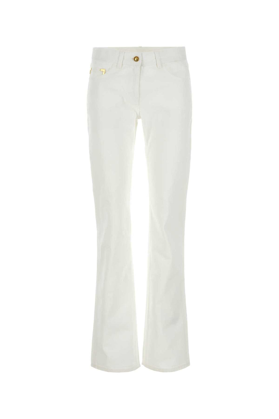 Palm Angels 100% Cotton jeans in white
