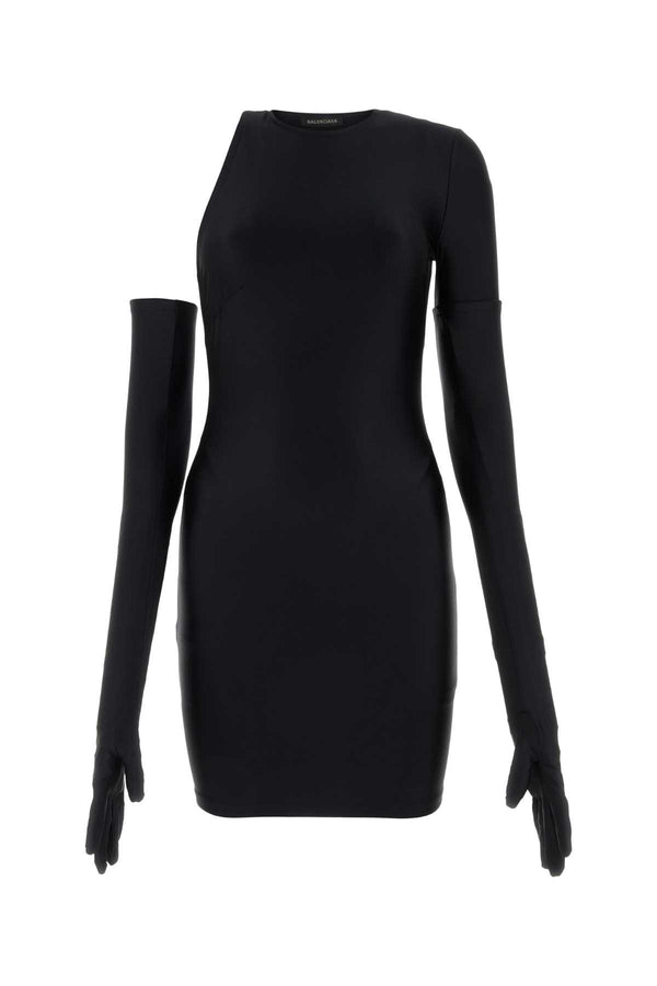 Balenciaga 68% Nylon dress in black