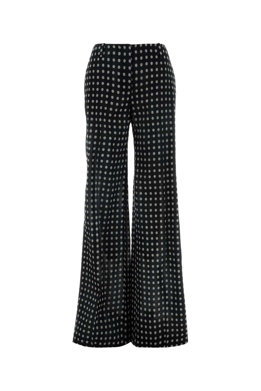 Ermanno Scervino Pois Exterior: 100% Silk trousers in black