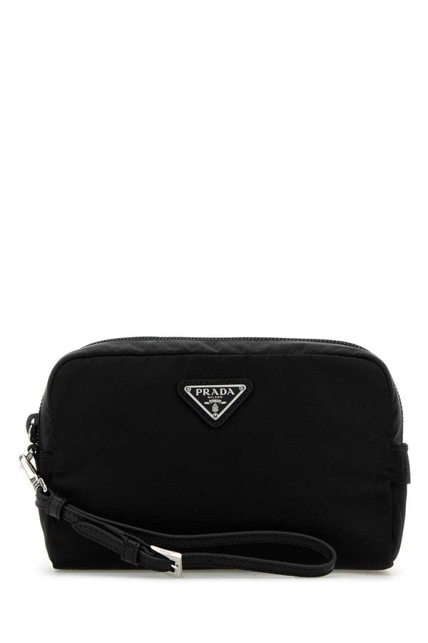 Prada 100% Recycled Polyamide beauty case in black