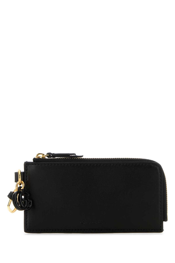 Gucci Case Calf Skin Varnish card case in black