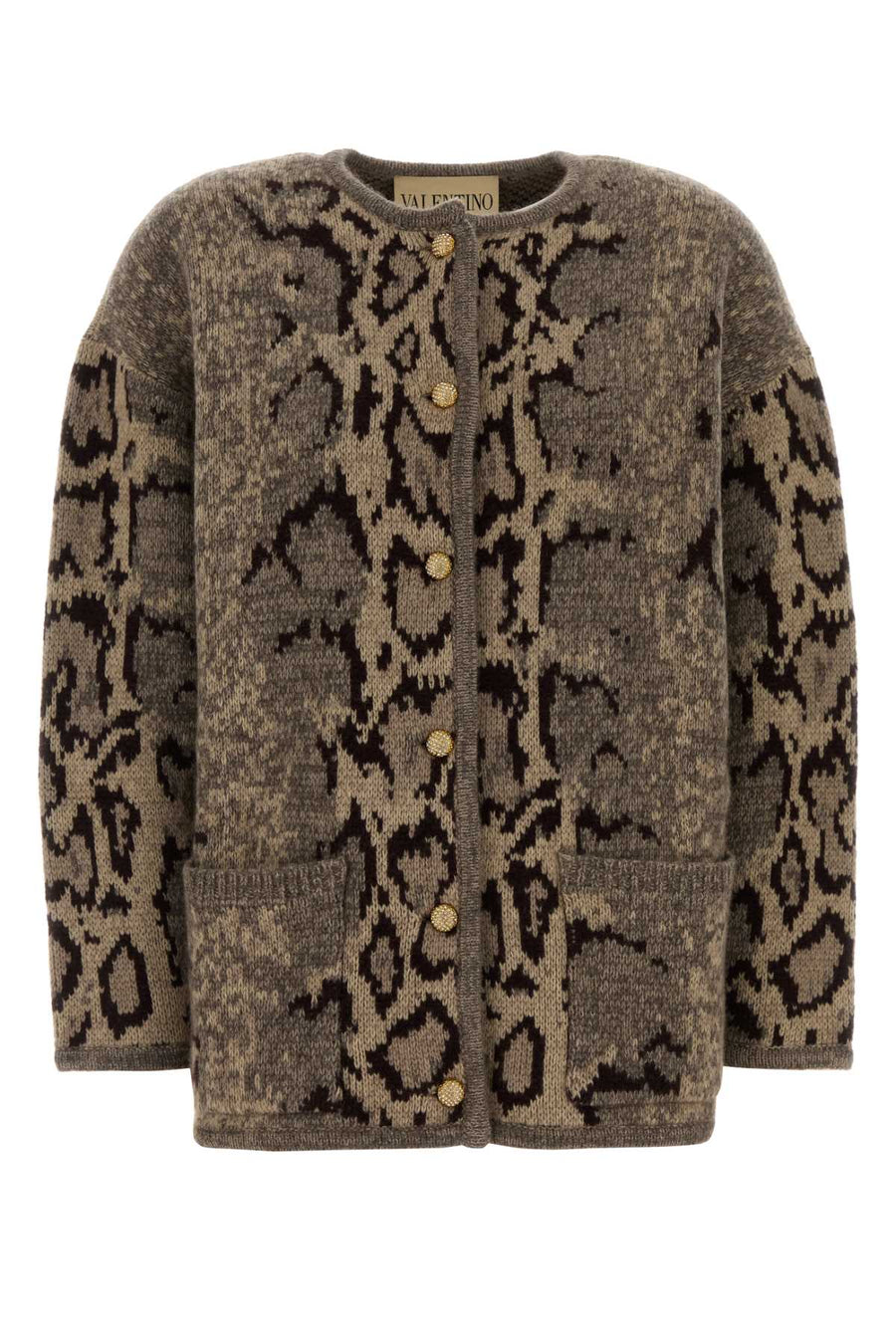 Valentino Garavani Maglia 100% Cashmere cardigan in gray