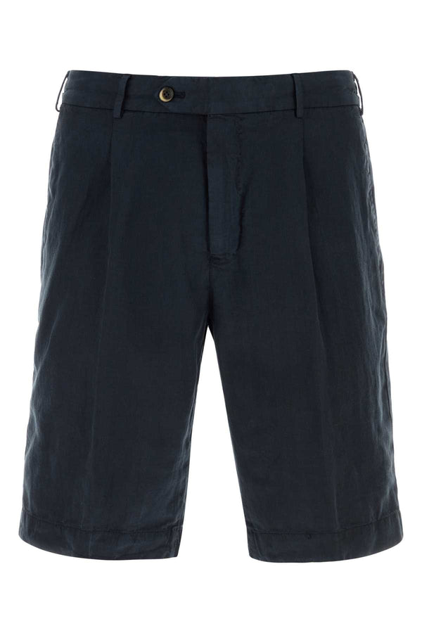 Pt Torino 59% Lyocell bermuda shorts in navy