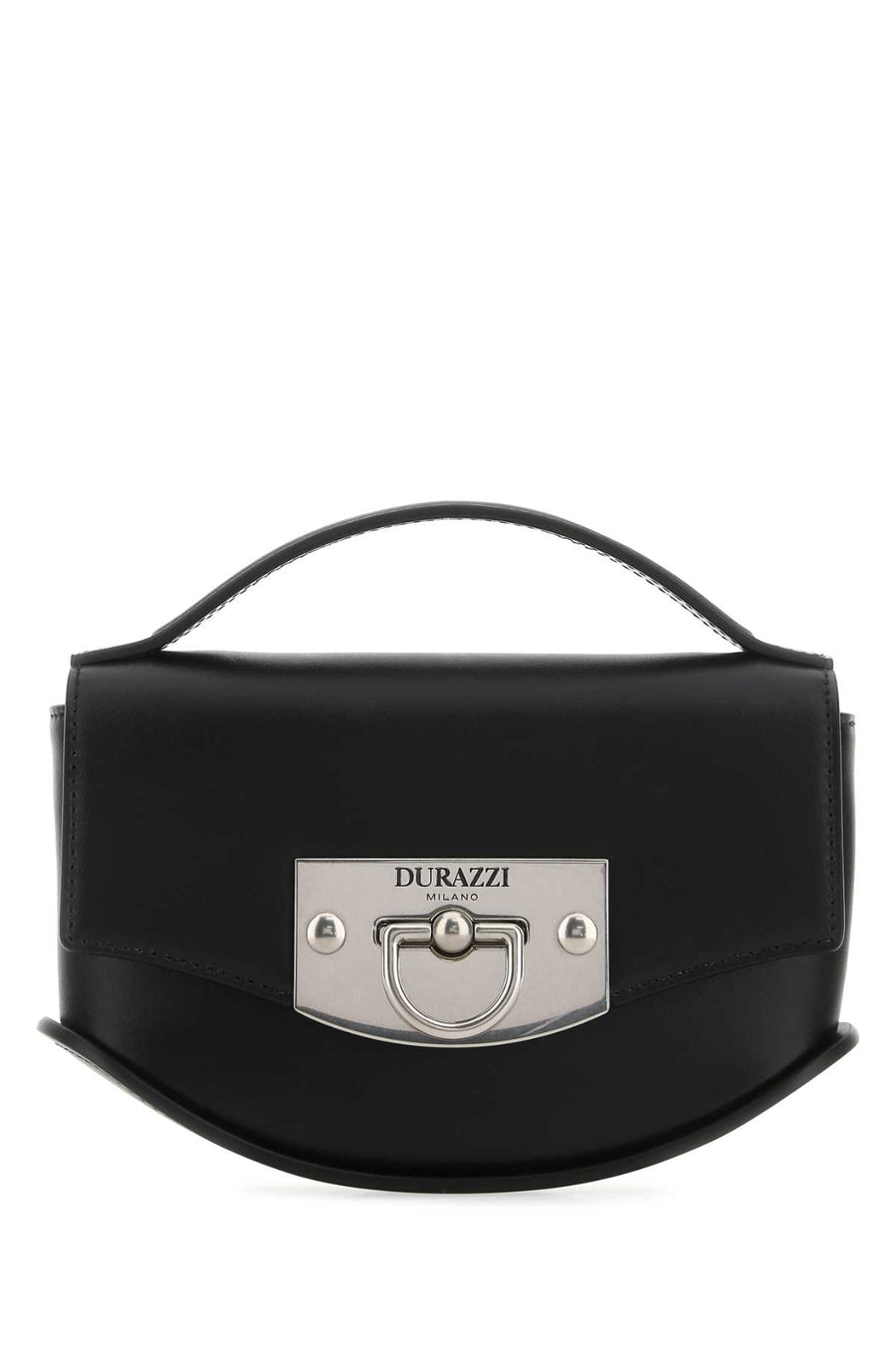 Durazzi Leather top handle bag in black